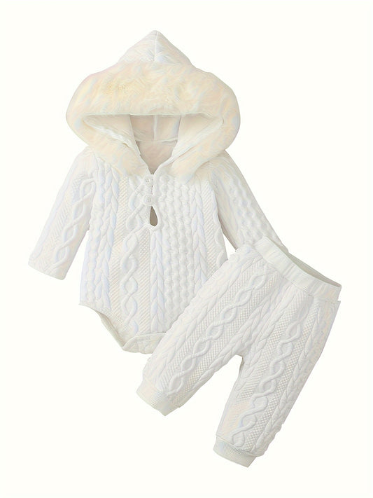 Lovely Girls Hooded Long Sleeve Jumper with Pants