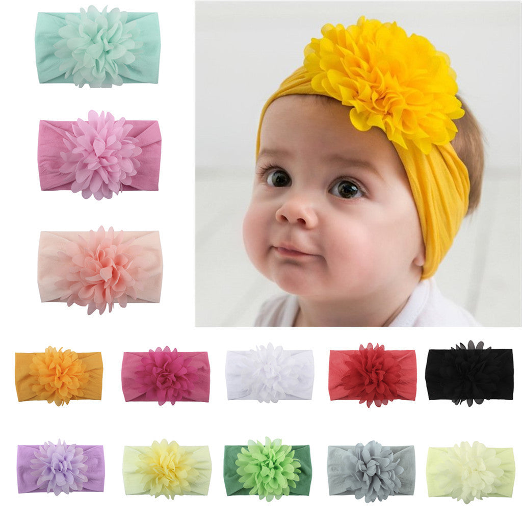 Chiffon Flower Headband for Baby's Hair