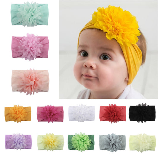 Chiffon Flower Headband for Baby's Hair