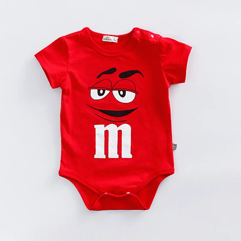 Wonderful Cotton 3-24M Short Sleeve Colorful Onesies