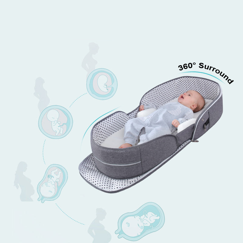 Portable Removable Folding Baby Crib