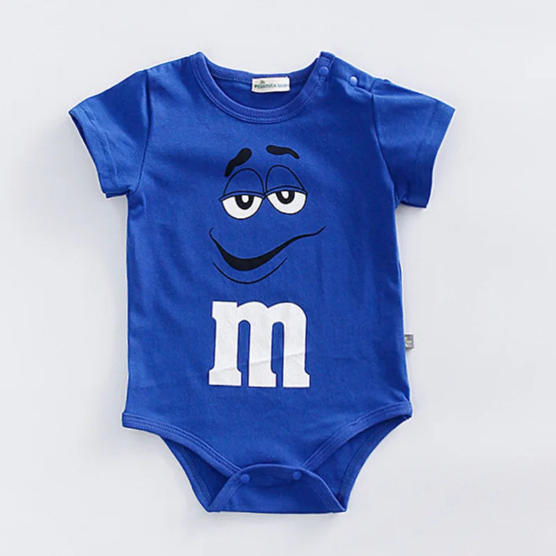 Wonderful Cotton 3-24M Short Sleeve Colorful Onesies