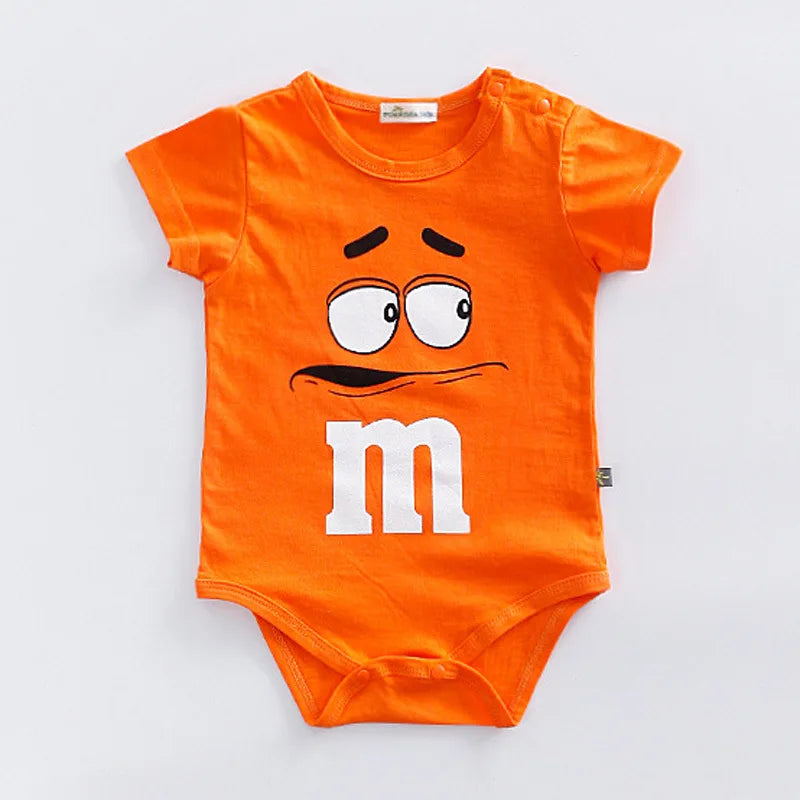 Wonderful Cotton 3-24M Short Sleeve Colorful Onesies