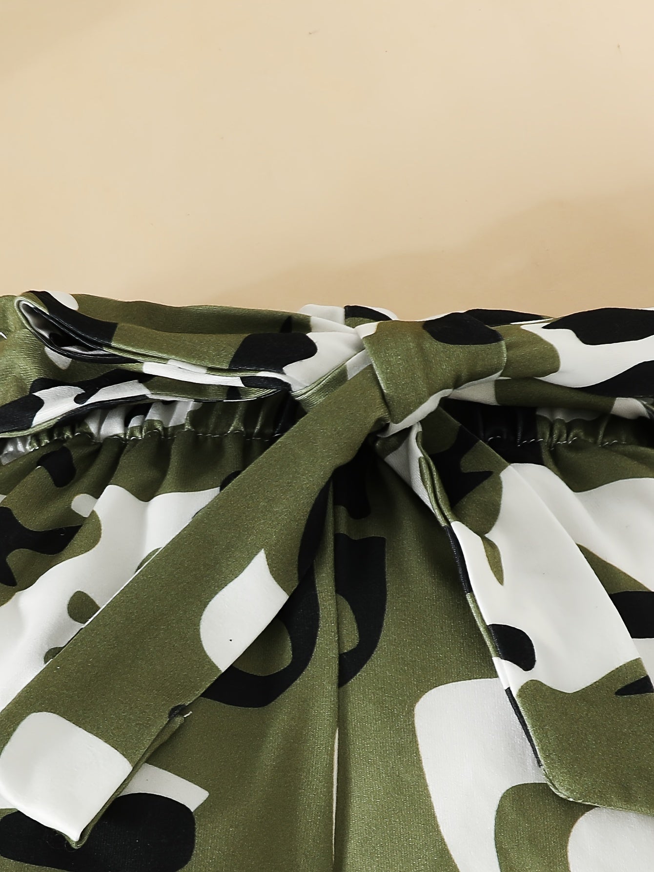 3PC Set- Daddy's Girl And Mommy's World - Baby Girl Black and Camo Print Long Sleeve with Pants and Headband